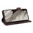 For Google Pixel 8 Hardware Decor PU Leather Phone Case Wallet Stand Phone Cover - Coffee - 3