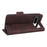 For Google Pixel 8 Hardware Decor PU Leather Phone Case Wallet Stand Phone Cover - Coffee - 4