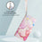 For Nokia C32 (TA-1534) Case with Strap Marble Pattern Leather Phone Cover Card Holder - Rose Gold LS005 - 4