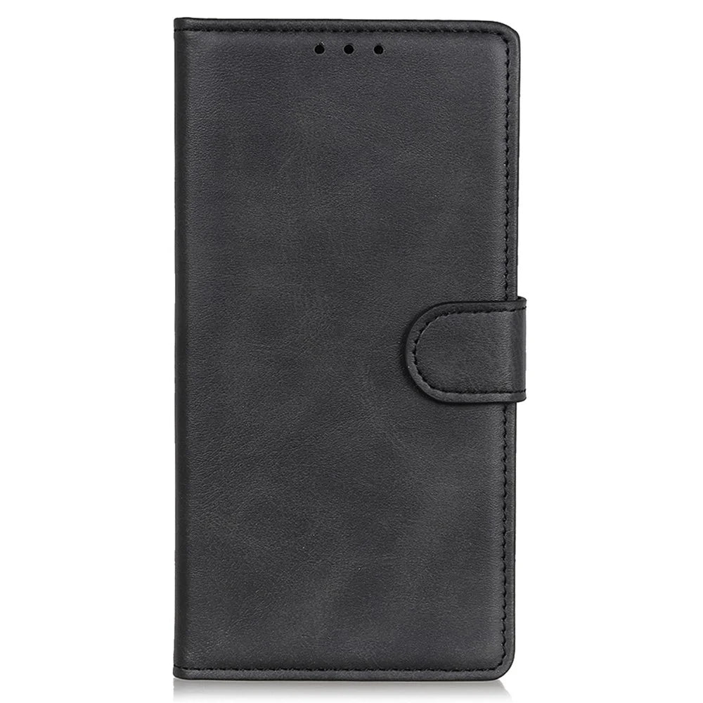 For Google Pixel 8 Pro PU Leather Flip Stand Phone Shell Wallet Case Cowhide Texture Protective Cover - Black - 6