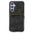 For Samsung Galaxy A54 5G Kickstand Phone Case Zipper Card Bag Leather TPU Phone Cover with Straps - Black - 4