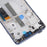 For Motorola Moto G200 5G OEM Grade S LCD Screen and Digitizer Assembly + Frame Replacement Part (without Logo) - Blue - 2
