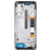 For Motorola Moto G200 5G OEM Grade S LCD Screen and Digitizer Assembly + Frame Replacement Part (without Logo) - Blue - 4
