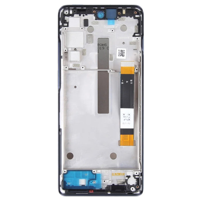 For Motorola Moto G200 5G OEM Grade S LCD Screen and Digitizer Assembly + Frame Replacement Part (without Logo) - Blue - 4