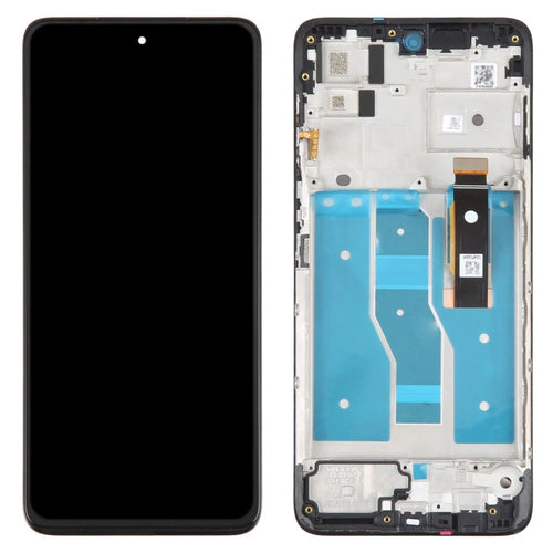 For Motorola Moto G82 5G XT2225 OEM Grade S AMOLED Screen and Digitizer Assembly + Frame Part (without Logo) - 1