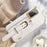 For Samsung Galaxy Note20 5G / Note20 Crocodile Texture Wristband Phone Case 6D Electroplating Leather Coated TPU Cover - White - 2