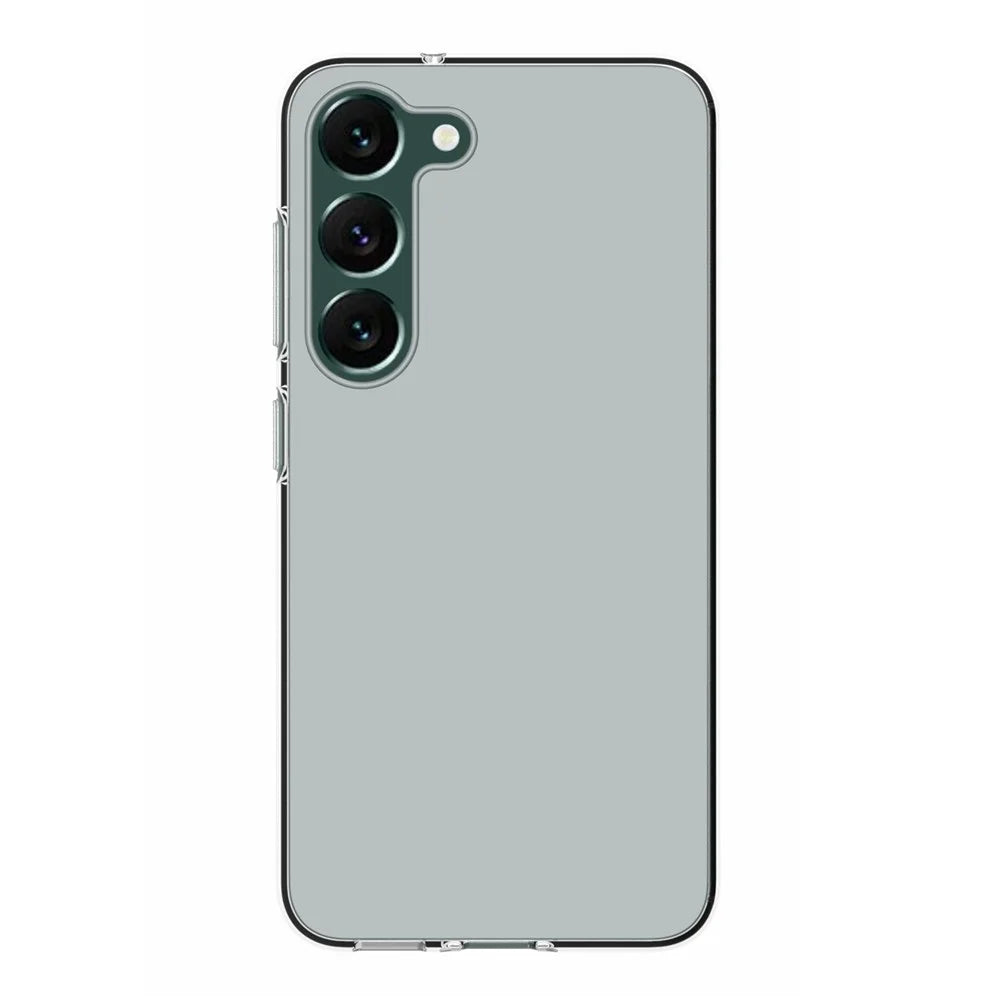 For Samsung Galaxy S23+ Glossy Watermark-Free TPU Cell Phone Case Shockproof Mobile Phone Cover Shell - 2