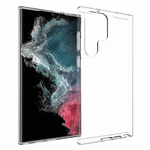 For Samsung Galaxy S23 Ultra TPU Cell Phone Case Glossy Watermark-Free Mobile Phone Cover Shell - 1