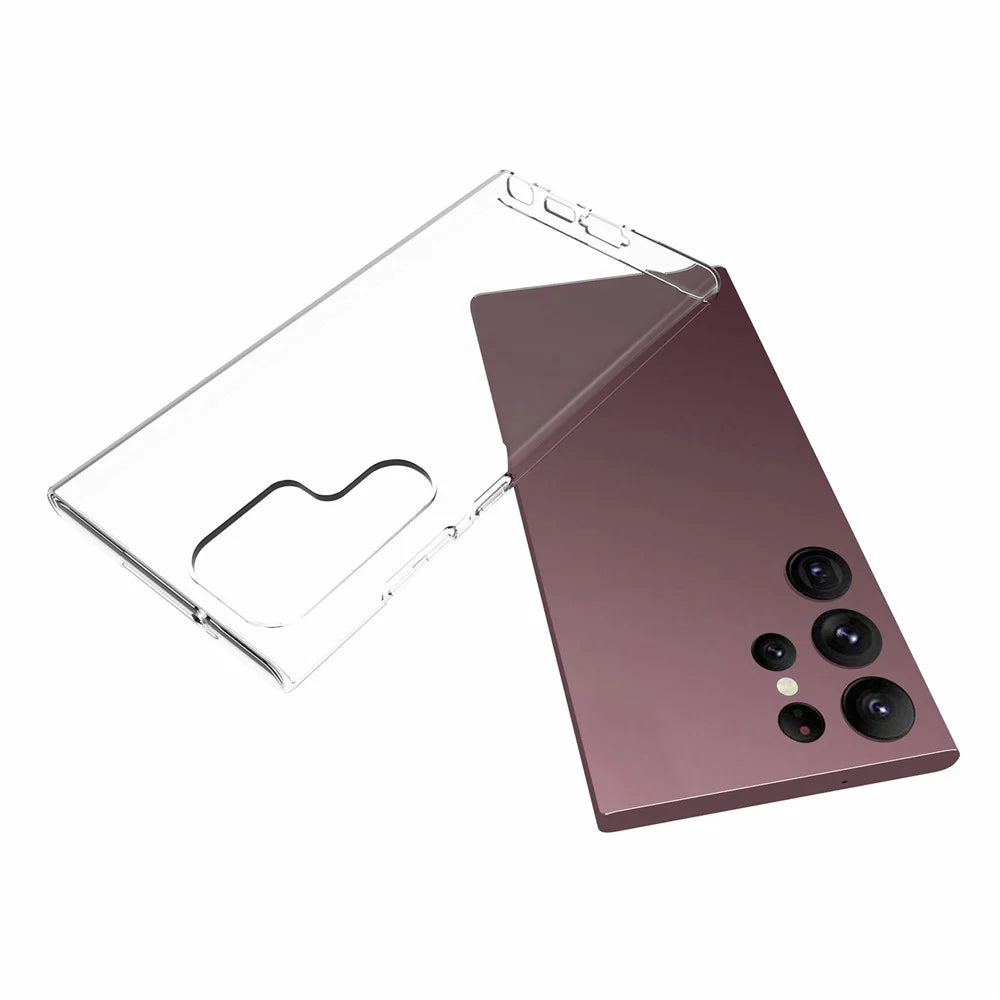 For Samsung Galaxy S23 Ultra TPU Cell Phone Case Glossy Watermark-Free Mobile Phone Cover Shell - 6