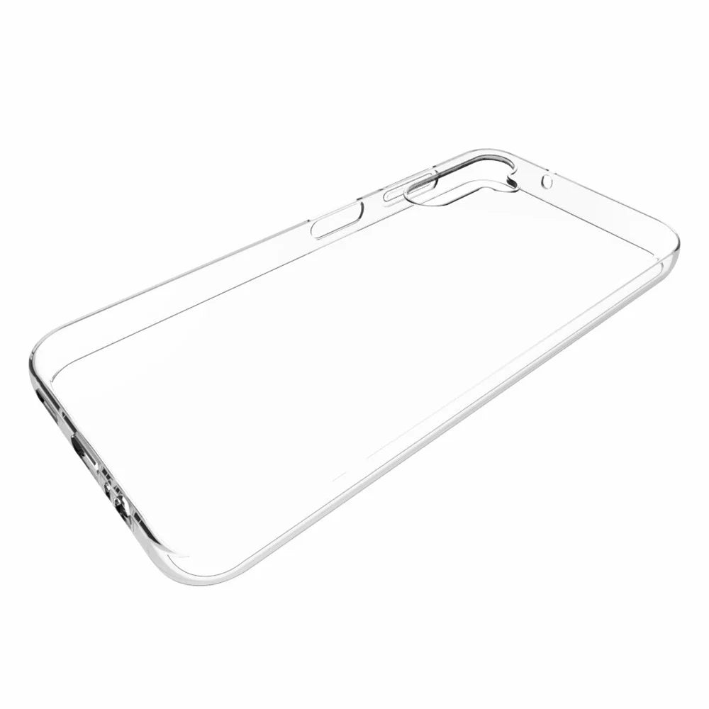 Glossy Phone Cover for Samsung Galaxy A14 4G / 5G Transparent Watermark-Free TPU Phone Case - 4
