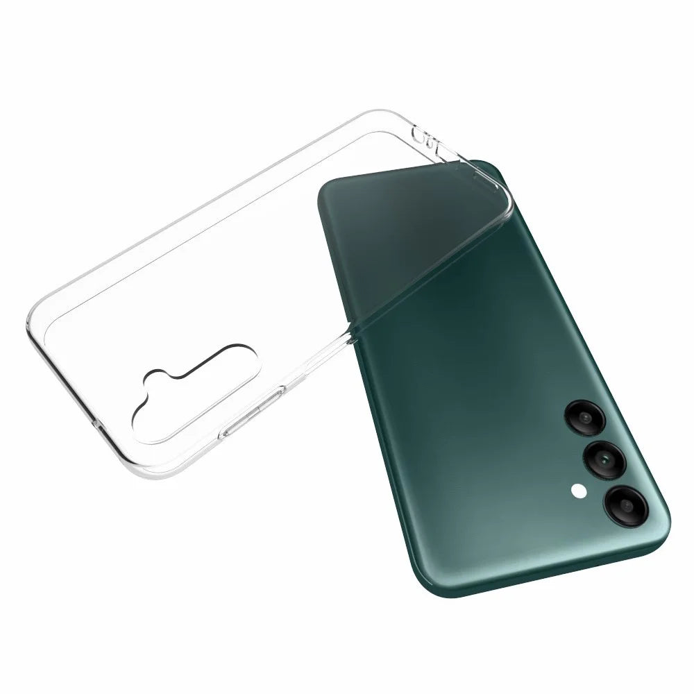 Glossy Phone Cover for Samsung Galaxy A14 4G / 5G Transparent Watermark-Free TPU Phone Case - 6