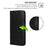 For Nokia G22 Leather Wallet Phone Case Folding Stand Anti-drop Cover - Black - 4