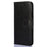 For Nokia G22 Leather Wallet Phone Case Folding Stand Anti-drop Cover - Black - 7