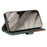 For Google Pixel 8 Leather Case Wallet Stand Color Splicing Phone Cover - Green - 3