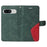 For Google Pixel 8 Leather Case Wallet Stand Color Splicing Phone Cover - Green - 5