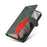 For Google Pixel 8 Leather Case Wallet Stand Color Splicing Phone Cover - Green - 7