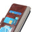 PU Leather Stand Case for Google Pixel 8 Pro , Retro Crazy Horse Texture Wallet Protective Cover - Brown - 5