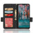 Wallet Case for Nokia C12 4G / C12 Pro / C12 Plus PU Leather Litchi Texture Flip Stand Phone Cover with Strap - Black - 2