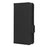 Wallet Case for Nokia C12 4G / C12 Pro / C12 Plus PU Leather Litchi Texture Flip Stand Phone Cover with Strap - Black - 7