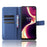 For Boost Mobile Celero 5G+ Diamond Texture PU Leather+TPU Cell Phone Cover Flip Stand Wallet Case - Blue - 2