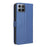 For Boost Mobile Celero 5G+ Diamond Texture PU Leather+TPU Cell Phone Cover Flip Stand Wallet Case - Blue - 7