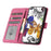 For Samsung Galaxy A33 5G Skin-Touch Phone Case Butterfly Imprinted Protective Leather Wallet Phone Cover - Rose - 2
