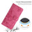 For Samsung Galaxy A33 5G Skin-Touch Phone Case Butterfly Imprinted Protective Leather Wallet Phone Cover - Rose - 5