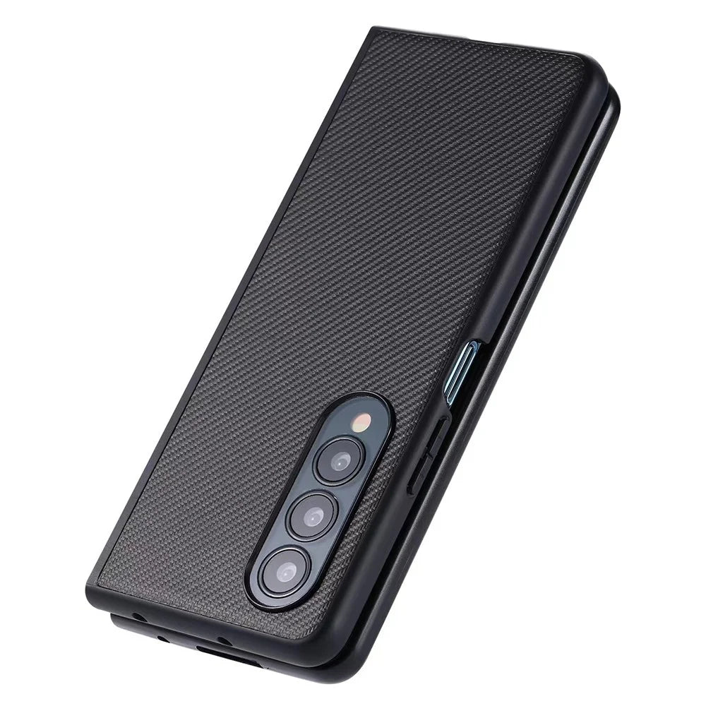 VILI TC Series for Samsung Galaxy Z Fold4 5G Phone Case Aramid Fiber Fiber Leather Coated PC+TPU Cover - 3