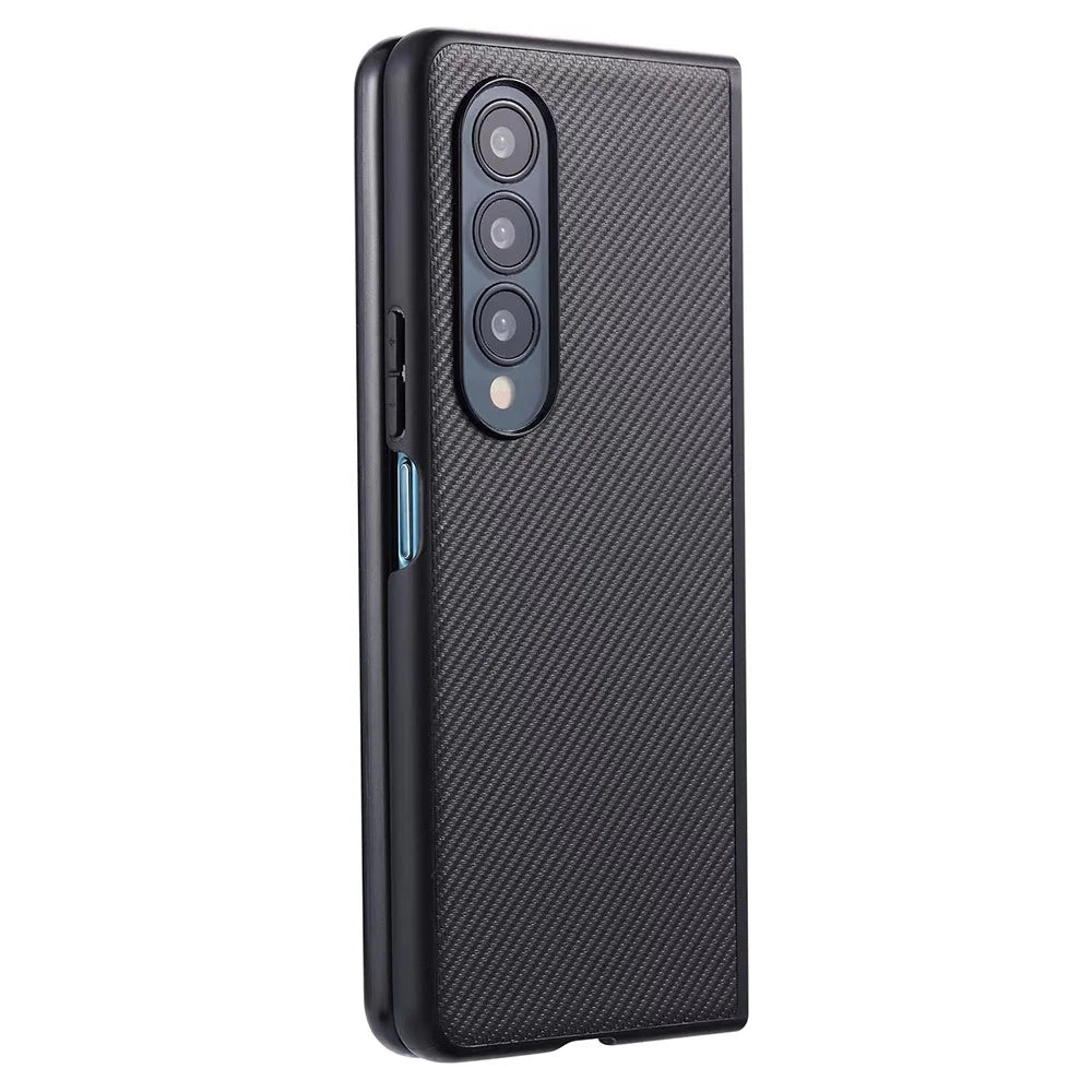 VILI TC Series for Samsung Galaxy Z Fold4 5G Phone Case Aramid Fiber Fiber Leather Coated PC+TPU Cover - 4