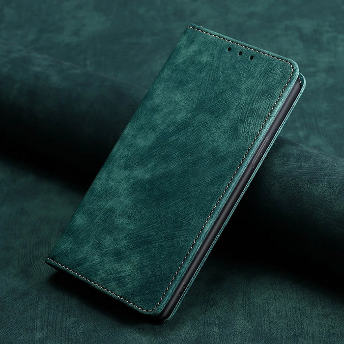 Phone Case for OnePlus Nord 3 5G / Ace 2V 5G Shockproof PU Leather RFID Blocking Stand Wallet Flip Cover - Green - 6