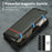 LC.IMEEKE For Google Pixel 8 Wallet Stand Phone Leather Case Carbon Fiber Texture Cover - Horizontal Stripe - 4