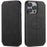 SUTENI J06 For iPhone 14 Pro Stand Wallet PU Leather Phone Case Compatible with MagSafe - Black - 1