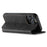 SUTENI J06 For iPhone 14 Pro Stand Wallet PU Leather Phone Case Compatible with MagSafe - Black - 3