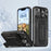 For iPhone 14 Plus Mobile Phone Case Kickstand PC+TPU Phone Protector with Slide Camera Cover - 2