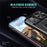 For iPhone 14 Plus Mobile Phone Case Kickstand PC+TPU Phone Protector with Slide Camera Cover - 5