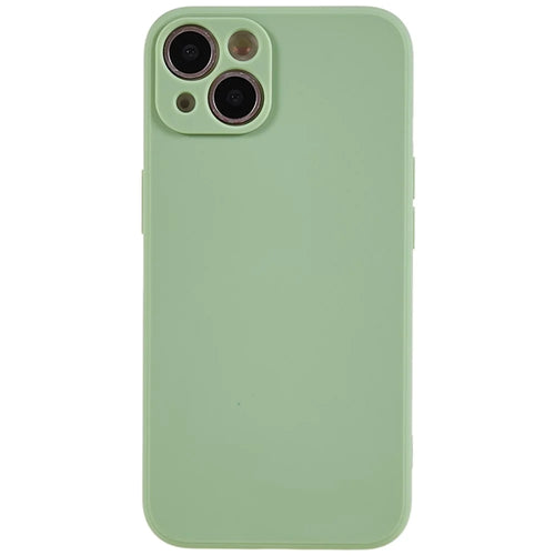 For iPhone 13 6.1 inch Straight Edge Shockproof Cover Soft TPU Precise Cutout Phone Case - Pink - 1
