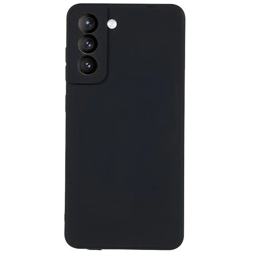 TPU Shockproof Phone Case for Samsung Galaxy S21 4G / 5G Straight Edge Precise Cutout Anti-Scratch Cover - Black - 1
