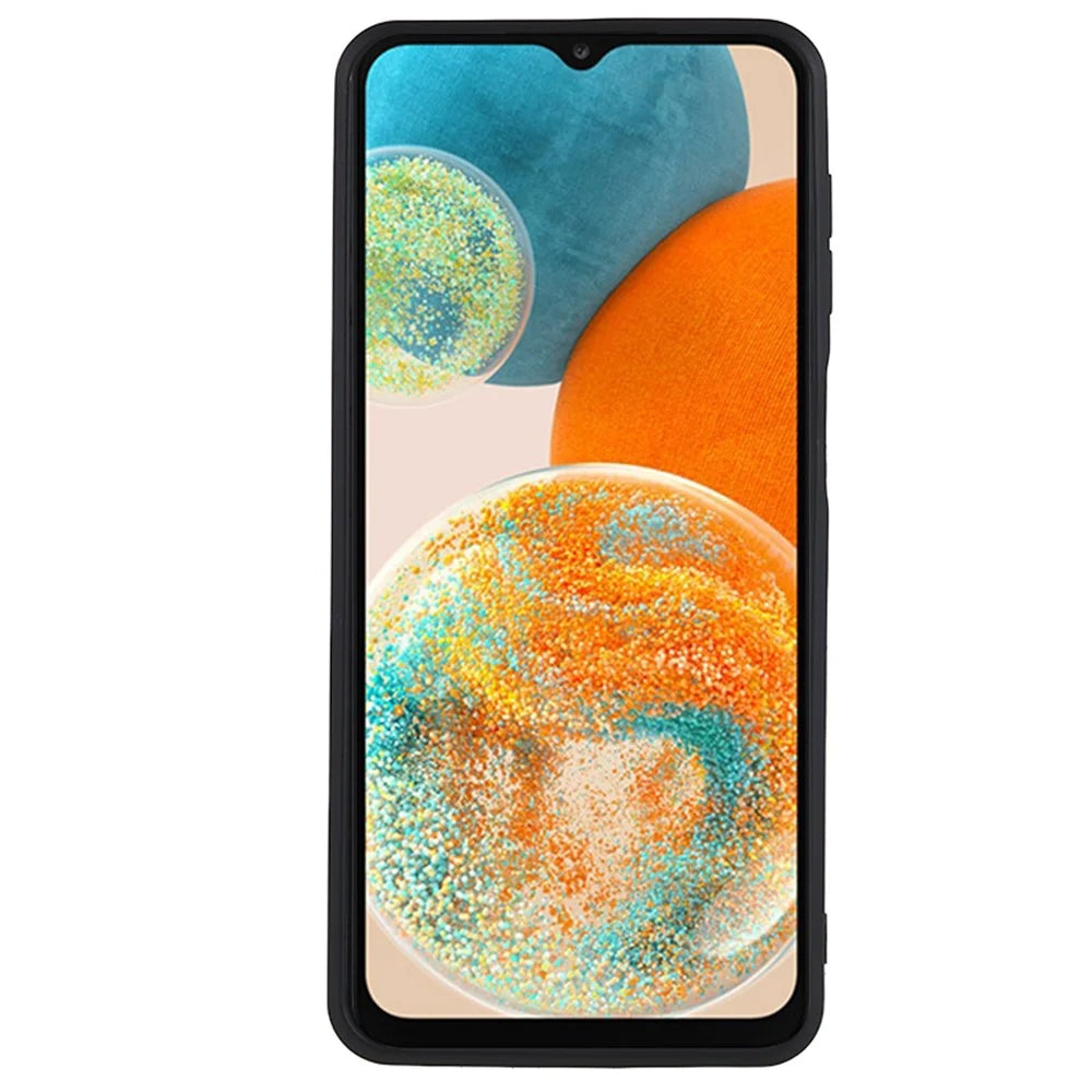 For Samsung Galaxy A23 5G (Global Version) / A23 4G Soft TPU Phone Case Straight Edge Phone Cover - Black - 2