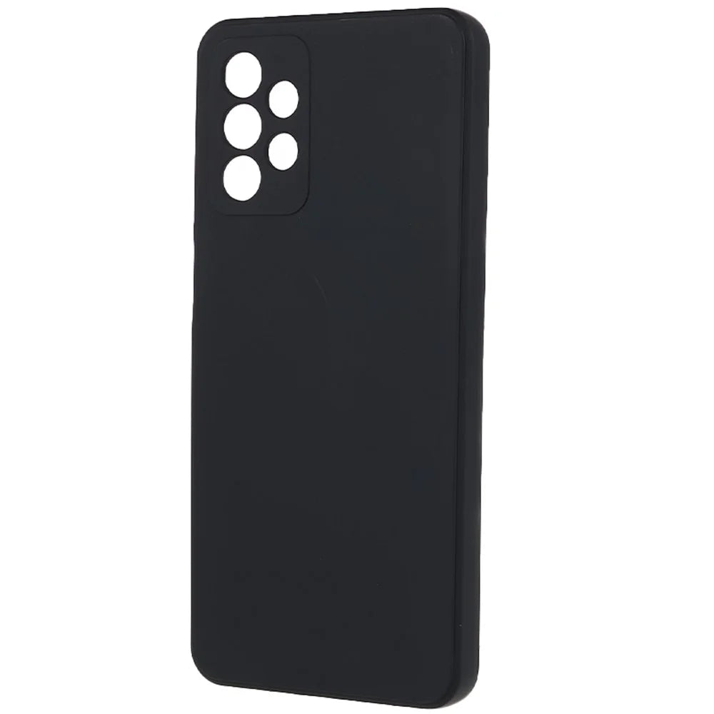 For Samsung Galaxy A32 4G (EU Version) Straight Edge TPU Case Drop-proof Phone Cover - Black - 3