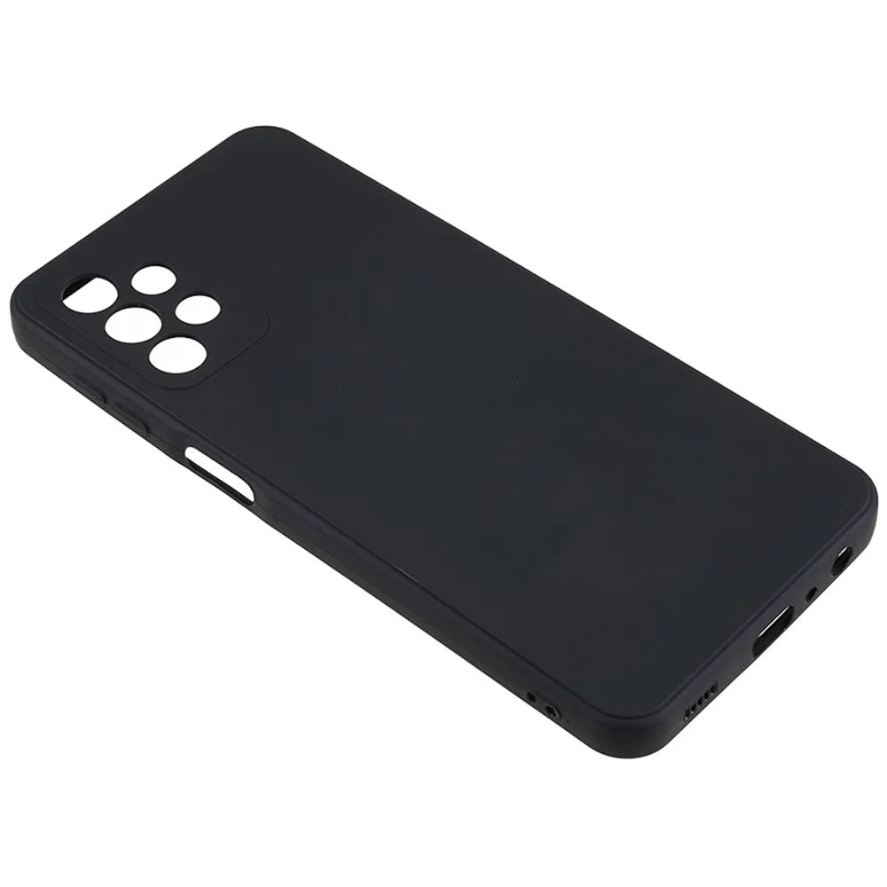 For Samsung Galaxy A32 4G (EU Version) Straight Edge TPU Case Drop-proof Phone Cover - Black - 4