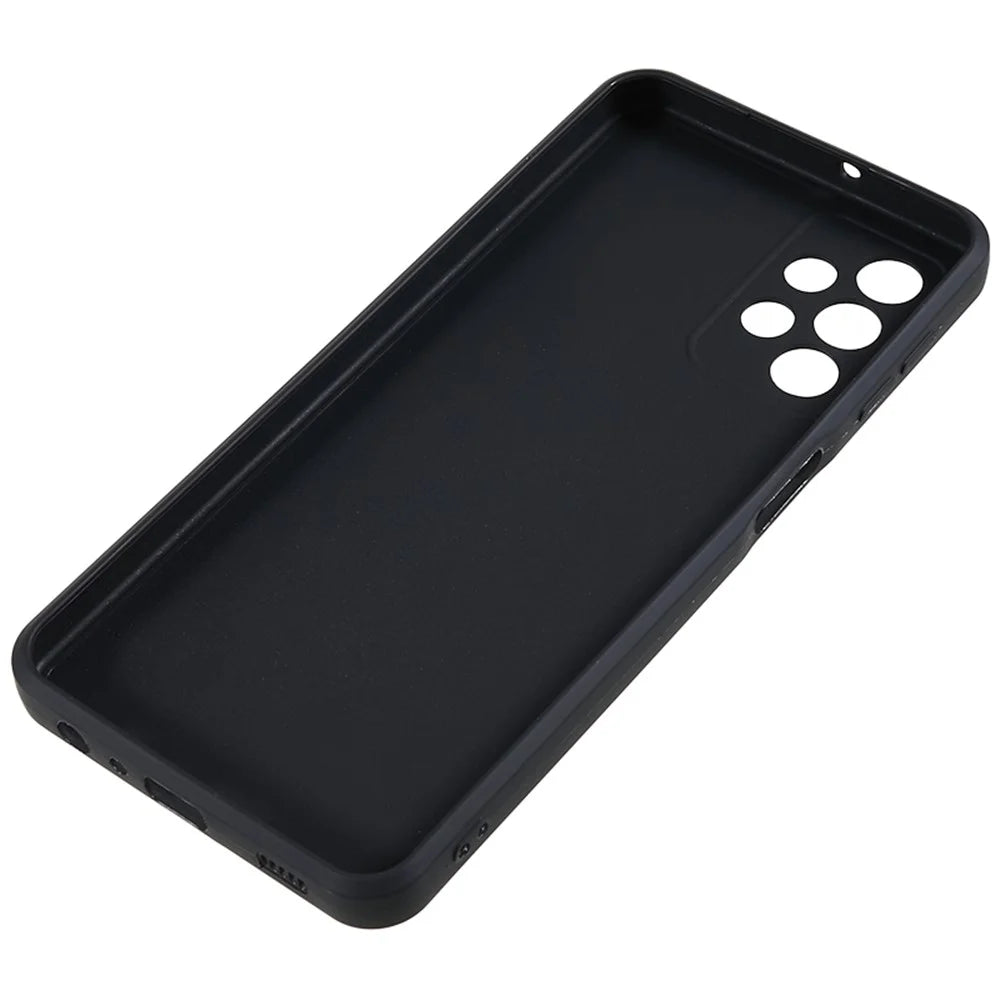 For Samsung Galaxy A32 4G (EU Version) Straight Edge TPU Case Drop-proof Phone Cover - Black - 5