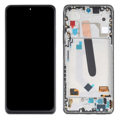 For Xiaomi Redmi K40 / K40 Pro / K40 Pro+ / Mi 11i Grade C OLED Screen and Digitizer Assembly + Frame Repair Part (without Logo) - Black - 1