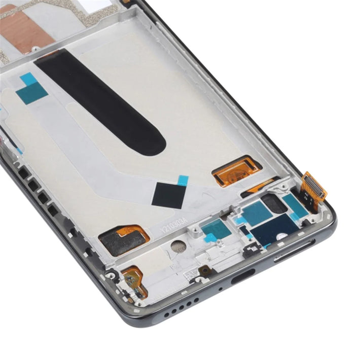 For Xiaomi Redmi K40 / K40 Pro / K40 Pro+ / Mi 11i Grade C OLED Screen and Digitizer Assembly + Frame Repair Part (without Logo) - Black - 5