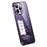 SULADA For iPhone 14 Pro Rhinestone Decor Phone Case Glitter Electroplating TPU Cover - Purple - 1