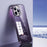 SULADA For iPhone 14 Pro Rhinestone Decor Phone Case Glitter Electroplating TPU Cover - Purple - 2