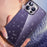 SULADA For iPhone 14 Pro Rhinestone Decor Phone Case Glitter Electroplating TPU Cover - Purple - 4