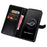 IDEWEI For Asus ROG Phone 7 5G Crocodile Texture Leather Phone Case Wallet Stand Cover - Black - 2