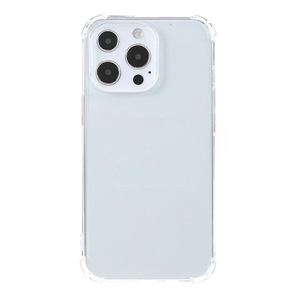 For iPhone 14 Pro Max Phone Case Reinforced Corners TPU Cushion Shockproof Cover - 1