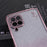 KADEM For Samsung Galaxy A12 Gradient Glitter Case Flower Pattern Rhinestone TPU Phone Cover - Rose Gold - 5