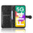 For Samsung Galaxy F14 5G Stand Wallet Phone Case PU Leather Dot Pattern Imprinted Smartphone Cover - Black - 2